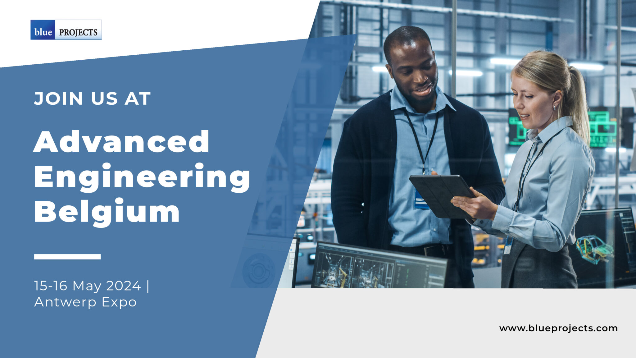 Blue Projects Showcase at Advanced Engineering Belgium – Blue Projects